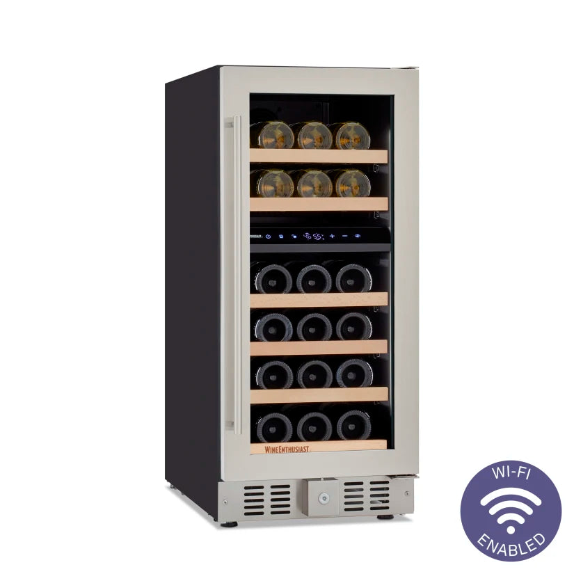 Wine Enthusiast S 15" Undercounter Dual Zone Wine Cellar