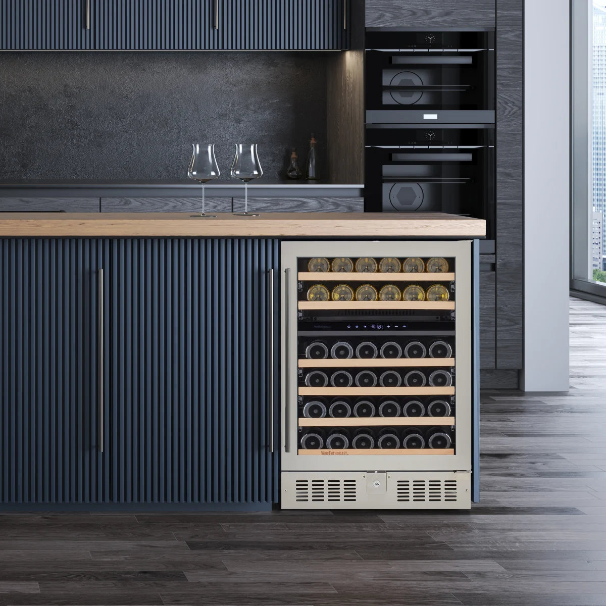 Wine Enthusiast S 24" Undercounter Dual Zone Wine Cellar