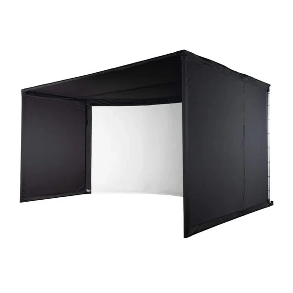 Curved Golf Simulator Enclosure Kit with Impact Screen