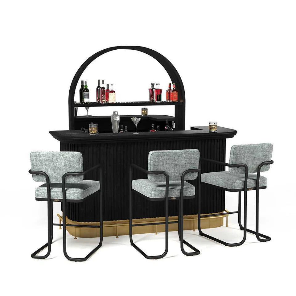 Prohibition 84 Inch Cocktail Bar by RAM Game Room